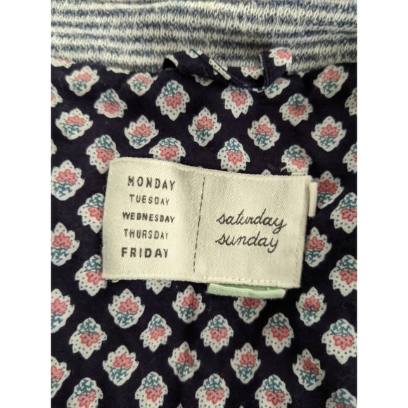 Anthro Saturday Sunday Striped Terry Blazer - Picture 9 of 11